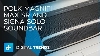 Polk Audio Magnifi – Open Box Voice-optimizing Soundbar w/ Wireless Sub Polk Magnifi Max SR soundbar and Signa Solo soundbar from CEDIA 2017