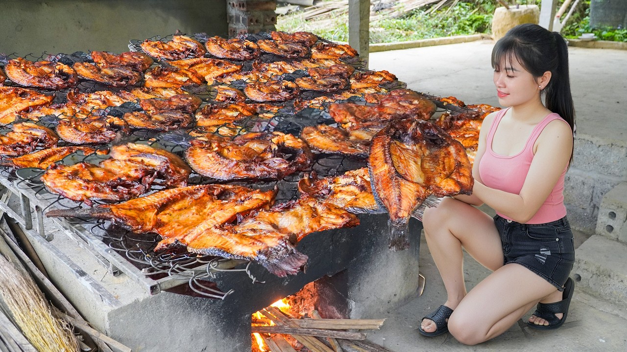 Buy Lots Of Fish from Big Lake - Processing Smoked Fish And Go To Countryside Market Sell