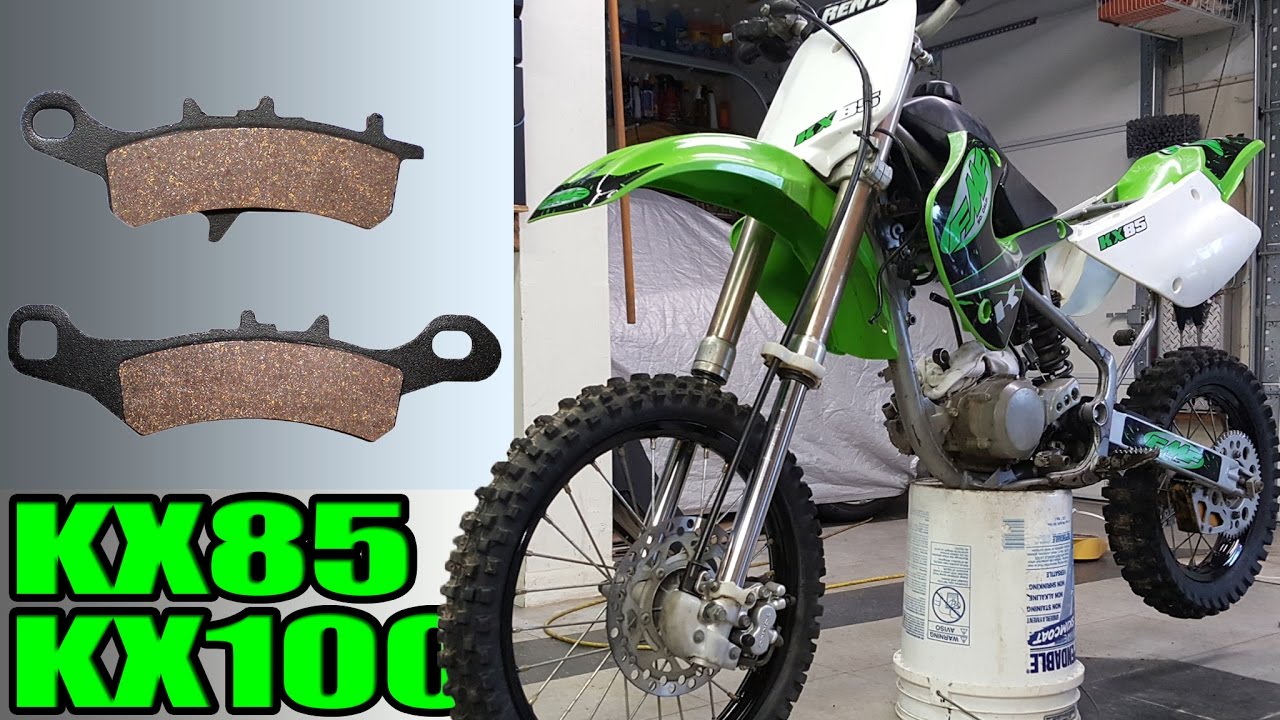 KX85 & KX100 Front Brake Pad Replacement YouTube