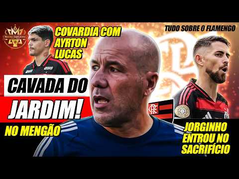 🔥 CAVOU: JARDIM DÁ SINAL VERDE! FILIPE LUÍS NÃO GOSTOU! COVARDIA NO FLAMENGO! JORGINHO NO SACRIFÍCIO