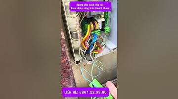 Hướng dẫn cách đấu nối bộ Hunonic Gate - Điều khiển cổng tự động từ xa qua điện thoại di động