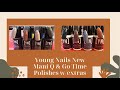 Young Nails New Go Time &amp; Mani Q Polishes w/extras