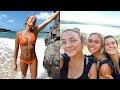 NORTH SHORE OAHU: cliff jumping + working out on vacation!