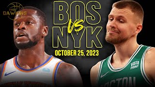 Boston Celtics vs New York Knicks Full Game Highlights | October 25, 2023 FreeDawkins