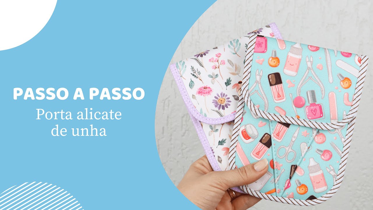 Passo a passo l Porta alicate com molde