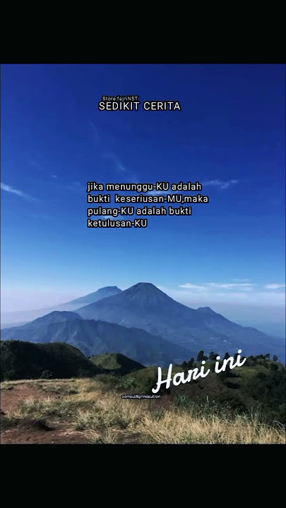 SEDIKIT CERITA #katakatamotivasi #stroywaindonesia #sad #storywa30detikgalau #love #storywa #song