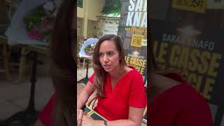 SARAH KNAFO PRESENTE A FRONTIERES LE CASSE DU SIECLE SON LIVRE SORTI CE MARDI