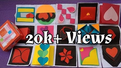 DIY scrapbook cards||explosion box cards(part 1)