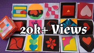 DIY scrapbook cards||explosion box cards(part 1)