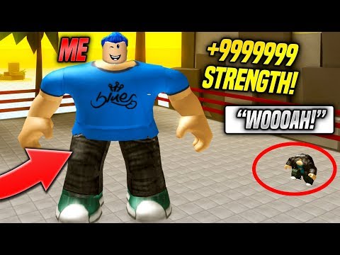 I Am The Strongest Player In Weight Lifting Simulator 3 Roblox Youtube - weight lifting simulator 3 roblox 2020
