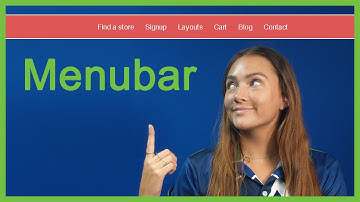 Website Menubar Settings in AllProWebTools 5.5