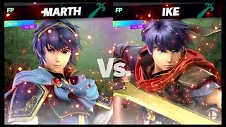 Super Smash Bros Ultimate Amiibo Fights – Marth vs the World #32 Marth vs Ike