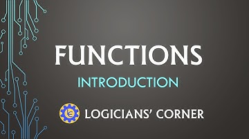 Functions: PART 1 - Introduction