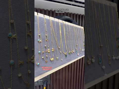 Trendy Anti Tarnish Necklaces ll ORDER:8285269021 ll #antitarnishjewelry #stainlesssteel #shorts