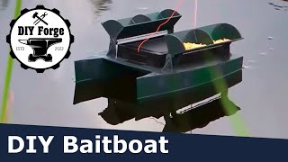 DIY Baitboat - large payload and range | plywood and RC parts