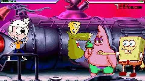 MUGEN Request: Ed V2 & Lincoln Loud Vs Spongebob & Tom