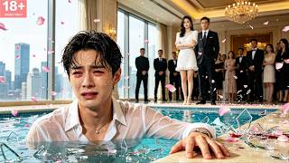 His wife pushed him into the pool and insulted him, he revealed his billionaire identity, stunning !
