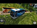 🚌 Bharat Benz Bus Offroad Challenge #1 😱 | Dangerous Mountain Road Driving | BUSSID Gameplay 🚍🏔️