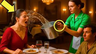 RICH WOMAN HUMILIATED A POOR MAN AT DINNER… UNTIL THE CLEANING LADY DID THE UNBELIEVABLE