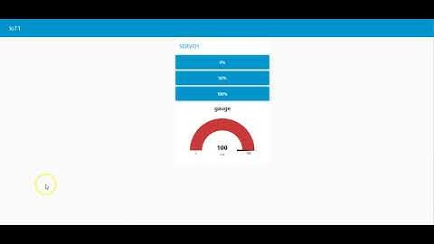 IoT project: control a Servo using an ESP32 + MQTT + Node-Red Dashboard (Part2)