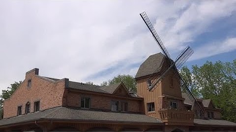 Traditional Windmill Spinning  Stock Video