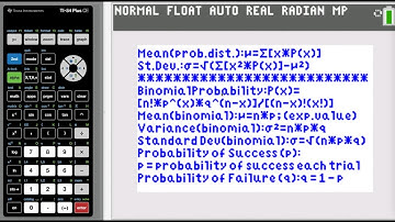 Almost ALL Your Stats Formulas TI84 Calculator Program | STATEQ1 Deep Dive | mcstutoring com
