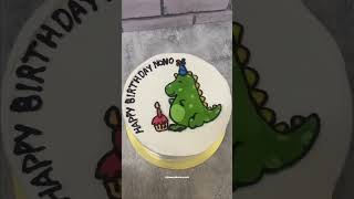 Dino Cake #birthdaycake