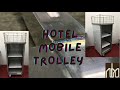 Hotel mobile trolley  stainless steel  mb steel enterprise