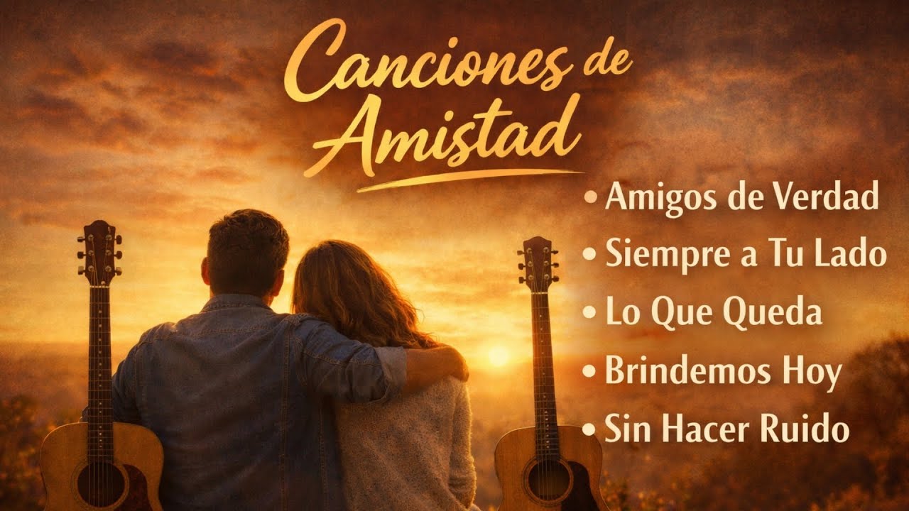 Spanish Friendship Songs 🇪🇸 | Acoustic Guitar & Warm Memories