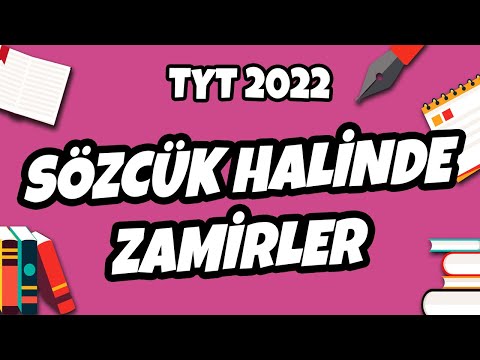 Sözcük Halinde Zamirler | TYT Türkçe 2022 #hedefekoş