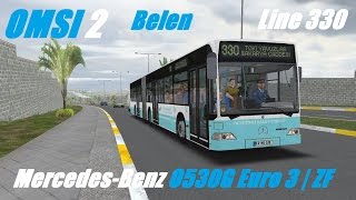 OMSI 2. Map Belen, Line 330, Mercedes-Benz O530G. Part 1