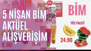 5 Ni̇san Bi̇m Aktüel Alişveri̇şmi̇ni̇ Mi̇nnoş Ürünler..