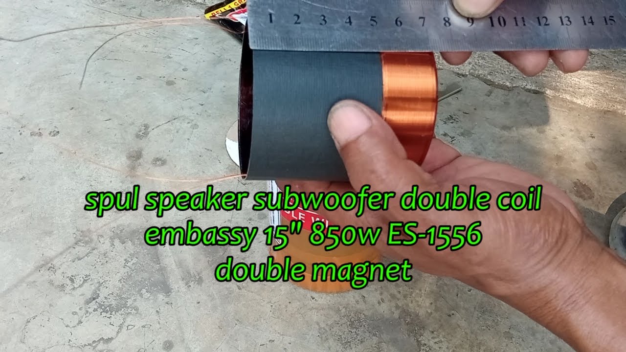 Unboxing Spul Speaker Subwoofer Double Coil, Double Magnet Embassy 15