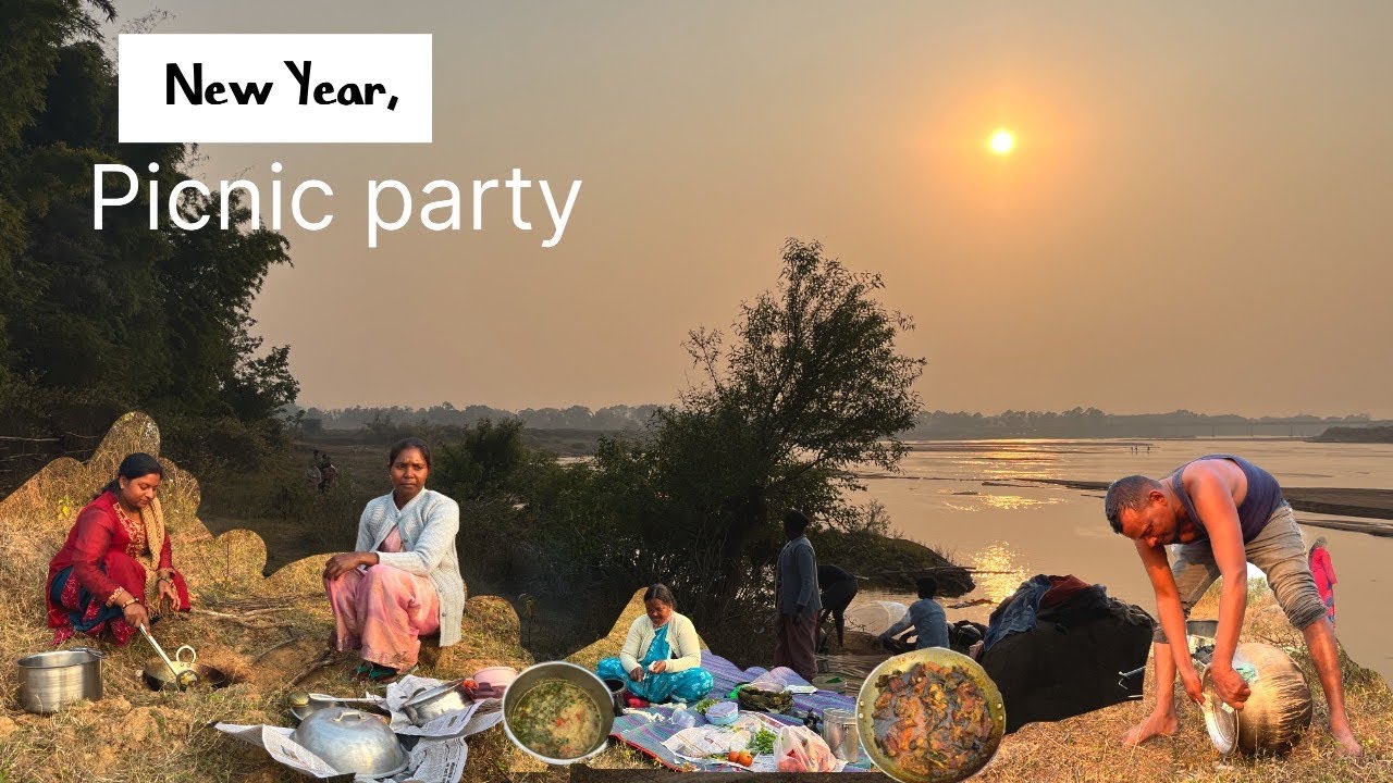 सर्दी के मौसम में परिवार के साथ पिकनिक/ Winter Season Family Picnic/Katla Fish Curry