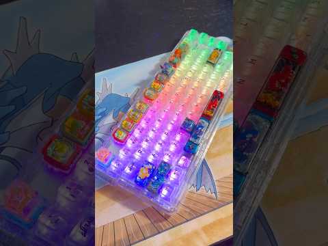 Level Up My Keyboard #pokemon #pokemoncollection #pokemonkeycap #keycaps #scraft