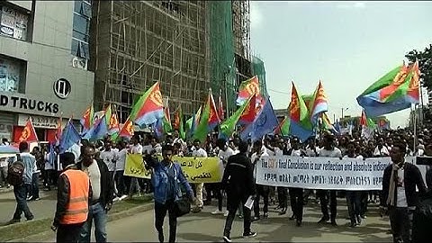 Eritreans protest in Ethiopia against abuses back home