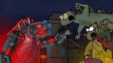 Godzilla vs monkey part 17 alternate ending (50 subscriber special )