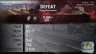 [1939] BT-7 / 1 kill / 542 dmg / 170 xp / 7.933 credits || World of Tanks
