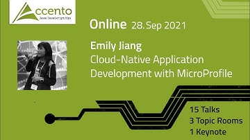 Cloud-Native Application Development with MicroProfile - Emily Jiang