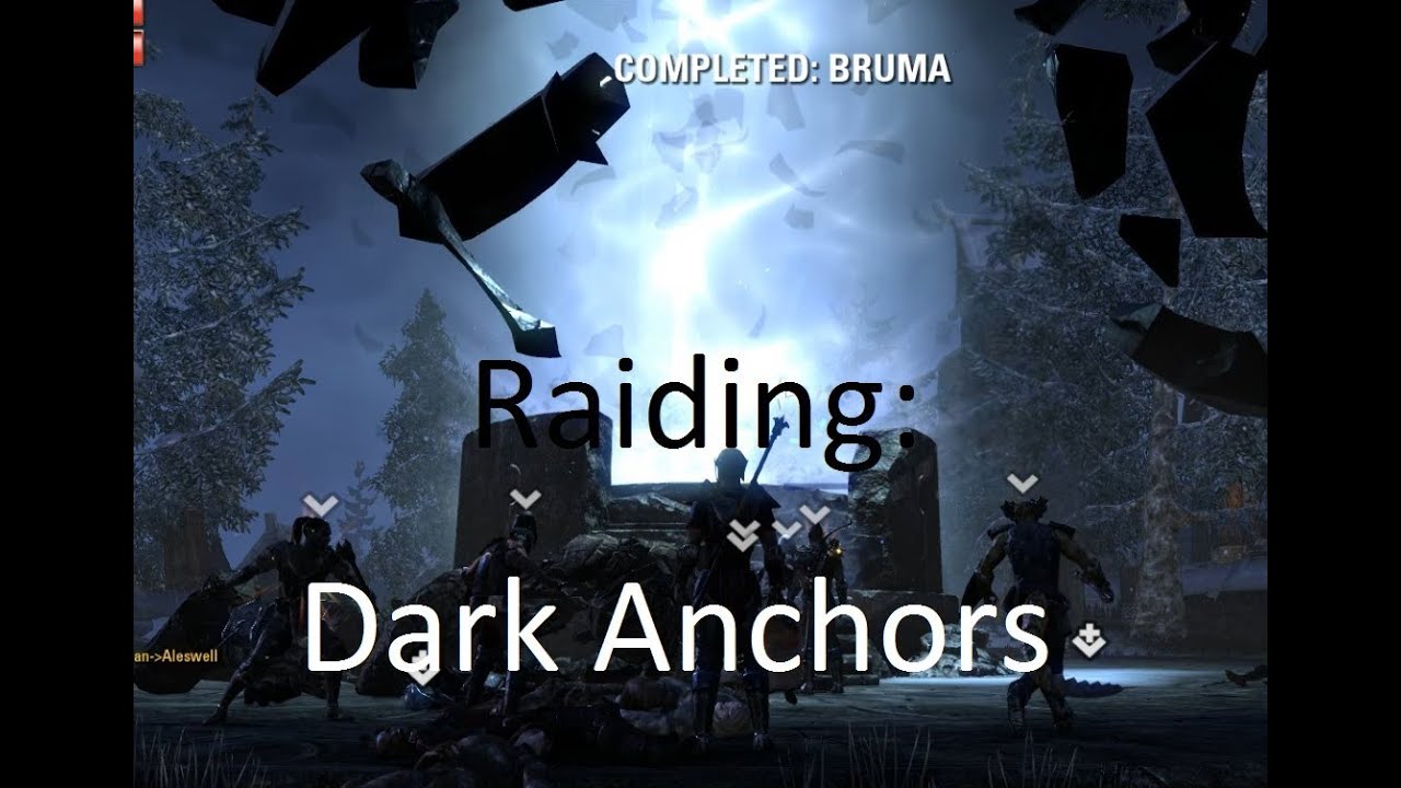 ESO Raiding Dark Anchors in Cyrodiil YouTube