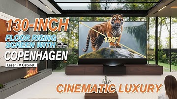 The Ultimate Motorized UST Projector Cabinet! | VIVIDSTORM Copenhagen | 100”-150” Home Theater Setup
