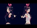 【MMD】キズナアイとブラックアイでキメラ【4K 60fps】