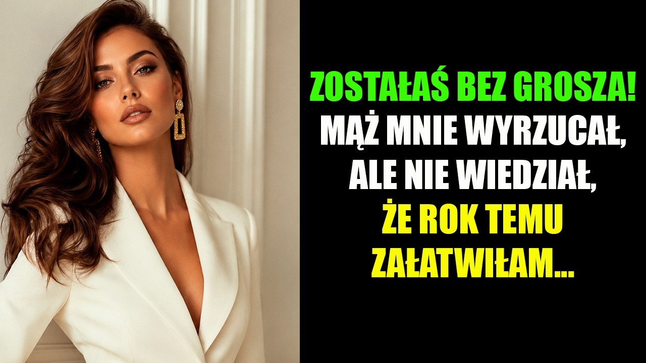 Mój mąż rzucił na stół dokumenty rozwodowe i powiedział: „Zostałaś bez grosza. Bez mieszkania, bez pracy, bez meldunku. Bierz te pięćdziesiąt tysięcy i nie udawaj królowej." Jego matka stała za...