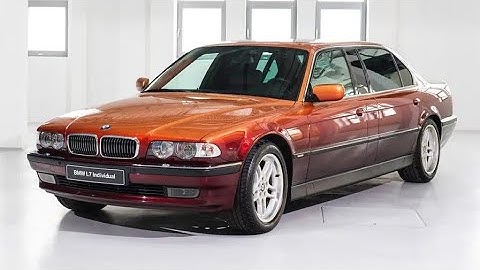 Bmw e38 7 series Rare video #e38
