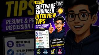 Part 5 (Interview Tips)🔥 #SoftwareEngineer #InterviewTips #ResumeTips #TechJobs #FreshersJobs#Shorts