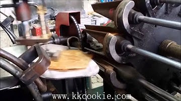 Automatic Crisp Ice Cream Cone Making Machine|Sugar Cone Baking Machine Video