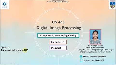 CS463 Digital Image Processing-Module 1-Fundamental steps in DIP