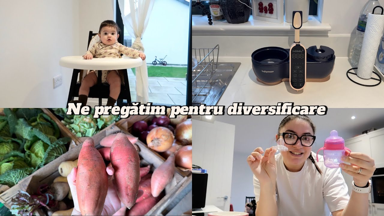 Am început pregătirile pentru prima zi de diversificare || Montăm scăunelele și aparatul de gătit 