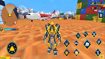 Robot Araba Oyunları #1 - Optimus Prime Multiple Transformation Jet Robot 2021 - Android Gameplay