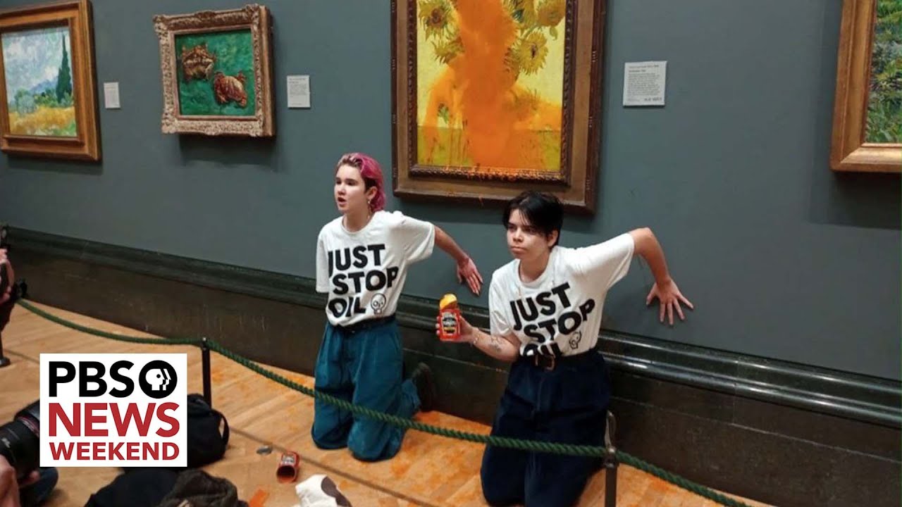 Why activists are targeting famous art to protest climate change